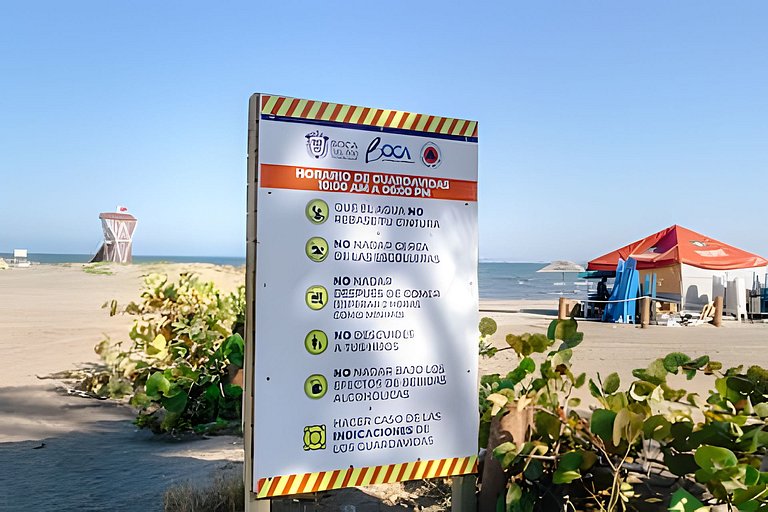 Cálido depa para descansar cerca de la Playa