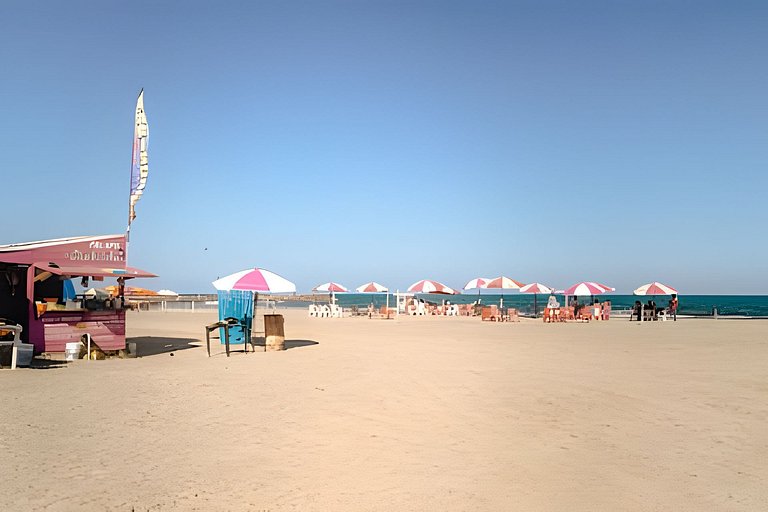 Cálido depa para descansar cerca de la Playa