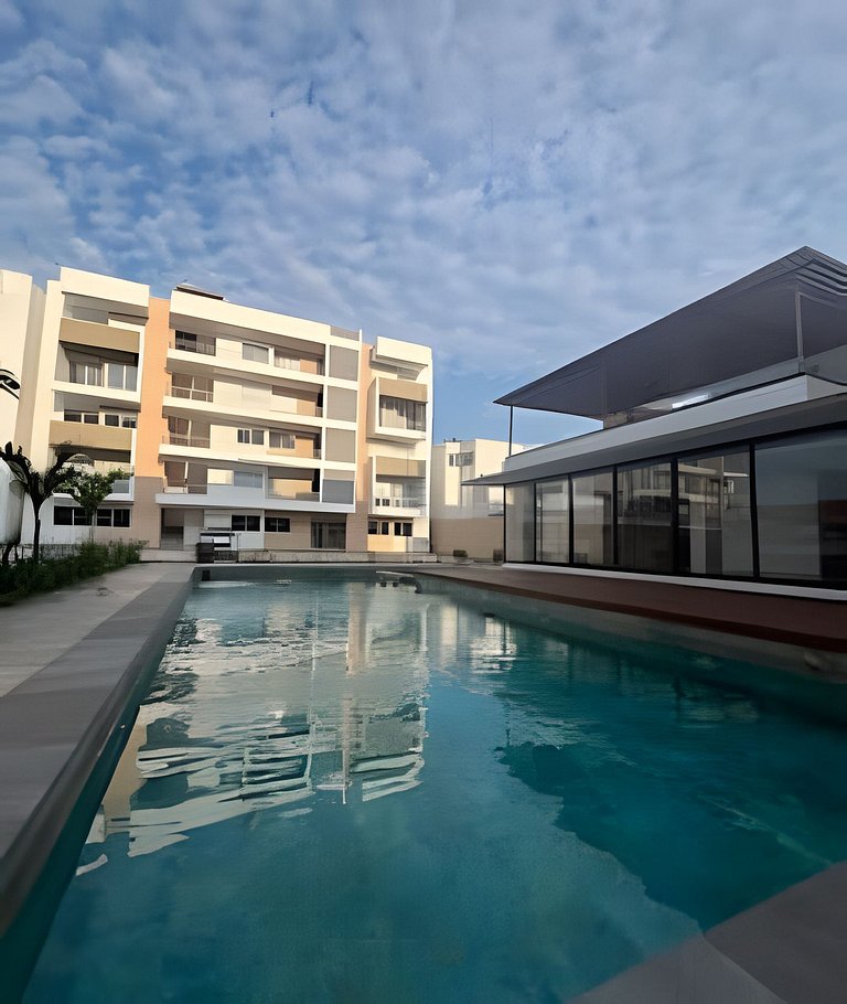 Departamento cálido y moderno